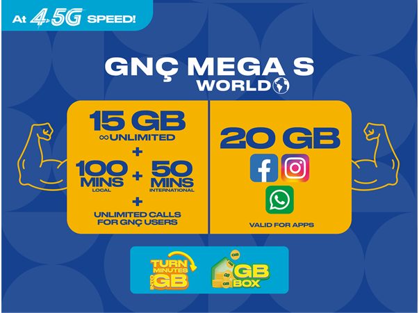 Gn Mega World S Prepaid Package Paket Detay Kuzey Kibris Turkcell