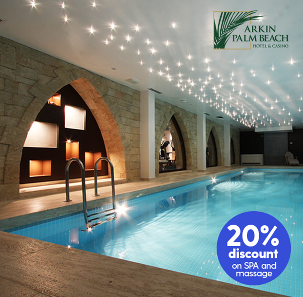 20% discount on spa and massage at Arkın Palm Beach!
