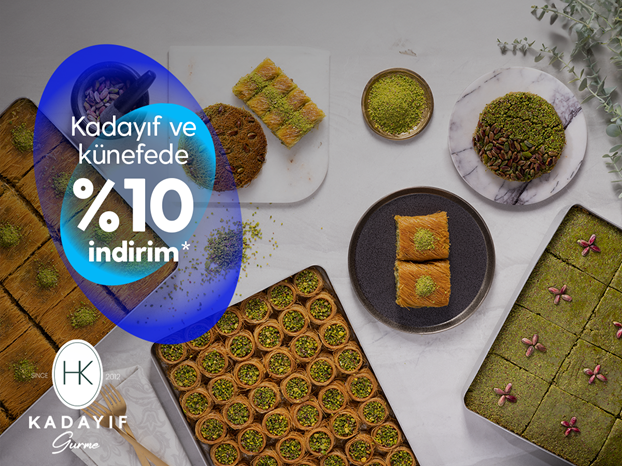 Kadayıf Gurme'de ayrıcalıklısınız!