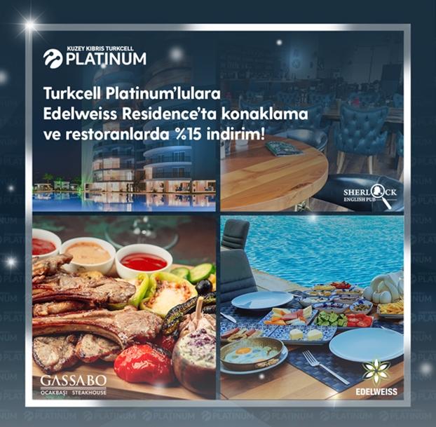 Edelweiss Residence'ta konaklama ve restoranlarda %15 indirim! Edelweiss Residence'ta konaklama ve restoranlarda %15 indirim!