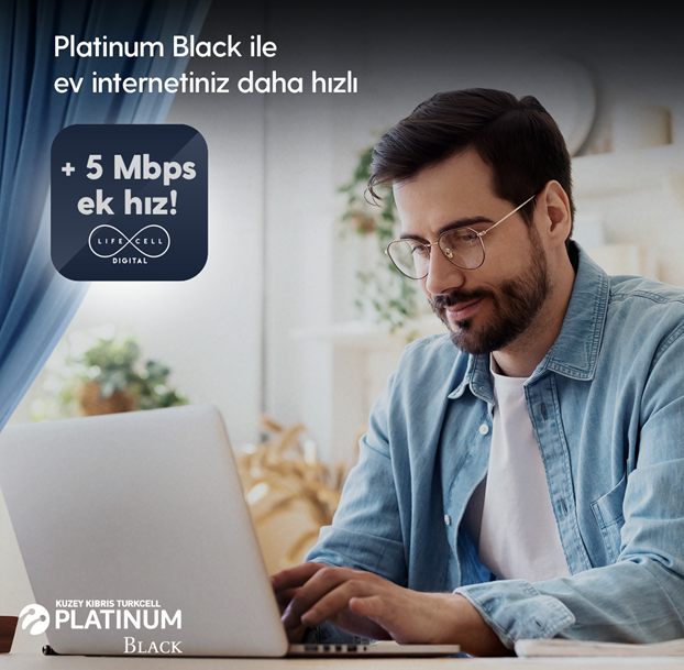 Platinum Avantaj Platinum Black ile Turkcell Ev Daha Hızlı