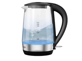 LePresso 360 Transparent Quick-Boil Glass Kettle 