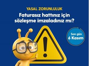 Faturasız hattınızı kaydettiniz mi?