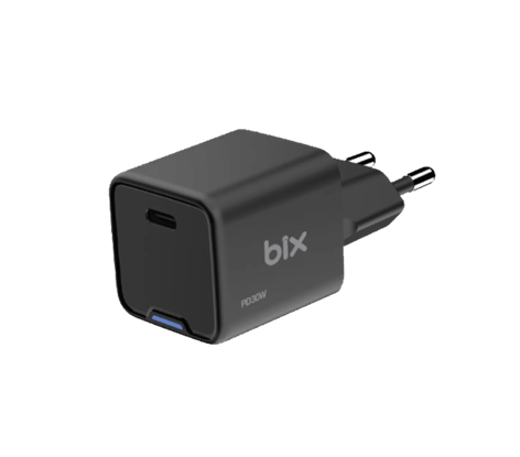 Bix GaN 30W Type-C Hızlı Şarj Cihazı (BX1P30G)