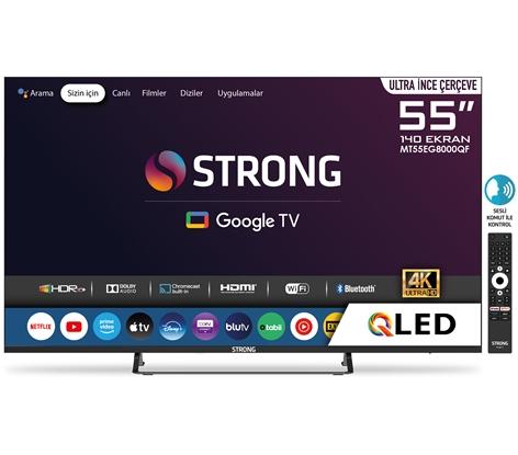 Strong 55 inç Frameless QLED Google TV - MT55EG8000QF