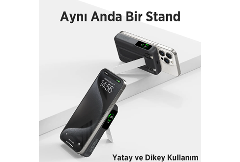 Bix TPB16 6in1 10000mAh Manyetik OLED Ekranlı Powerbank