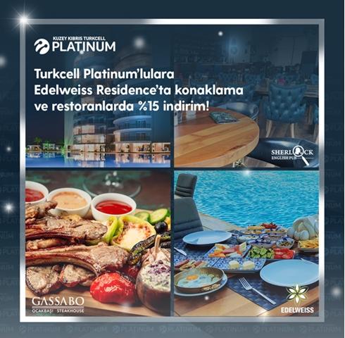 Edelweiss Residence'ta konaklama ve restoranlarda %15 indirim! Edelweiss Residence'ta konaklama ve restoranlarda %15 indirim!