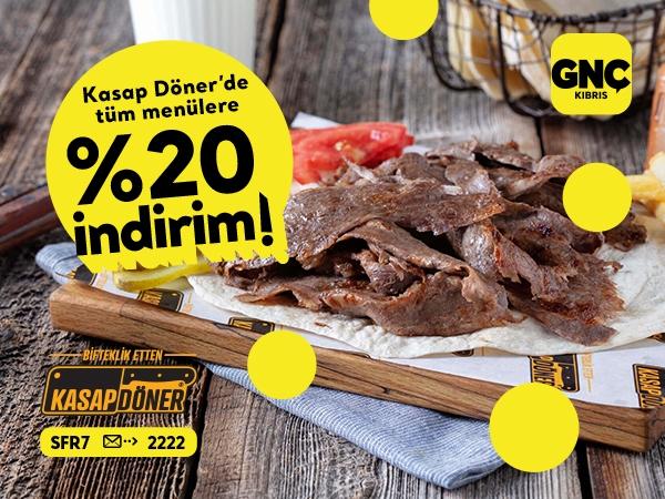 Kasap Döner'de GNÇ'lere %20 indirim! Kasap Döner'de GNÇ'lere %20 indirim!
