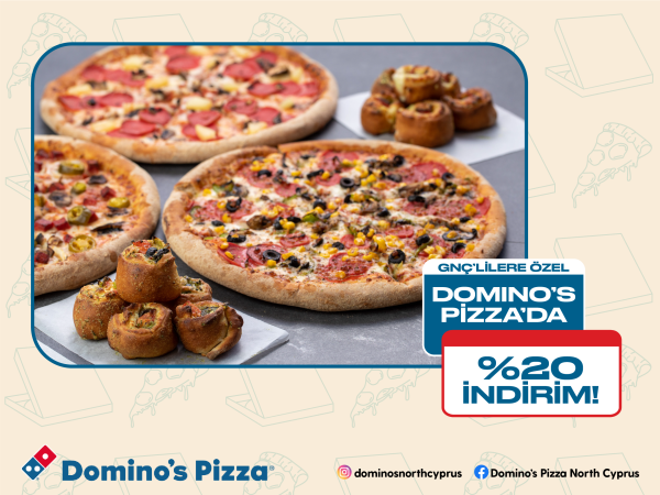 Domino's Pizza'da %20 İndirim!