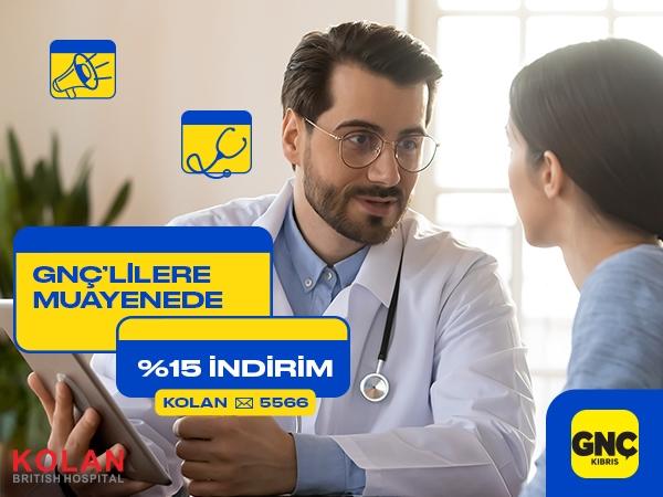 Kolan British Hastanesi'nde GNÇ'e indirimli ! Kolan British Hastanesi'nde GNÇ'e indirimli !