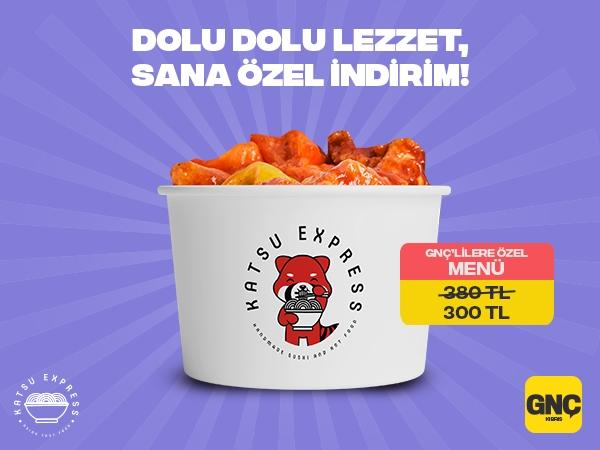 Katsu Express'ten GNÇ'lilere Özel Menü!