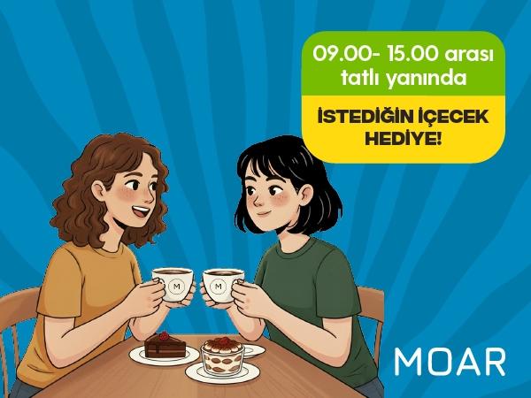 GNÇ'liler MOAR Cafe'de avantajlı!