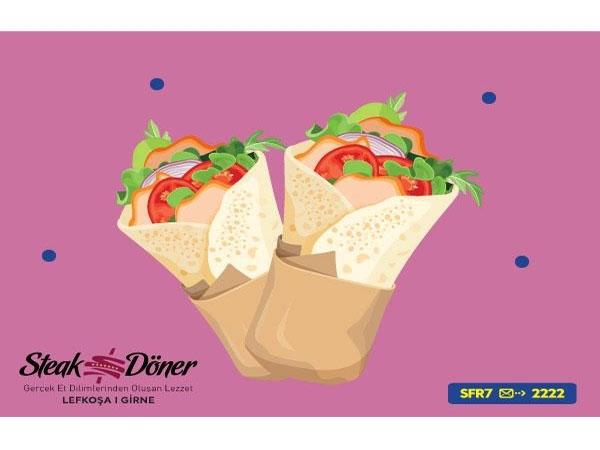Steak Döner’de GNÇ’lere 1 alana 1 bedava! Steak Döner’de GNÇ’lere 1 alana 1 bedava!