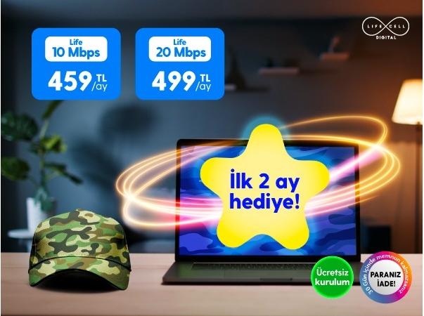 Askerlerimize Özel 10Mbps