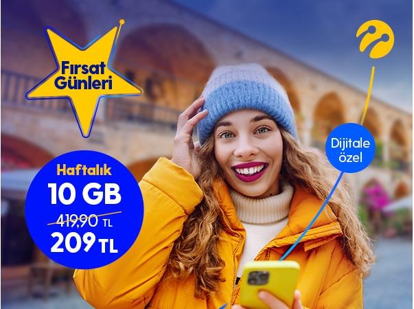 Haftalık 10 GB İnternet