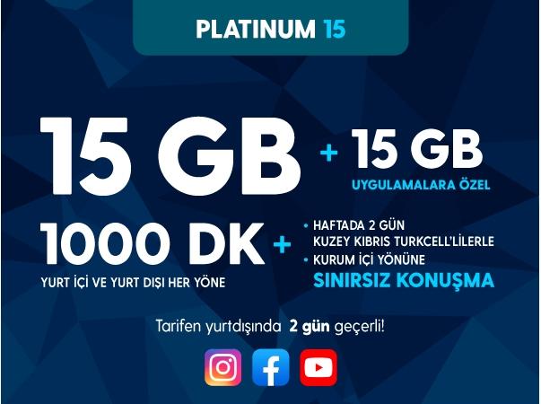 Platinum 15GB Paketi Platinum 15GB Paketi