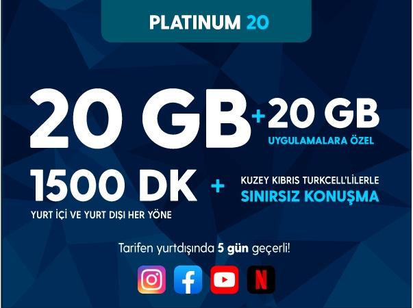 Platinum 20GB Paketi Platinum 20GB Paketi