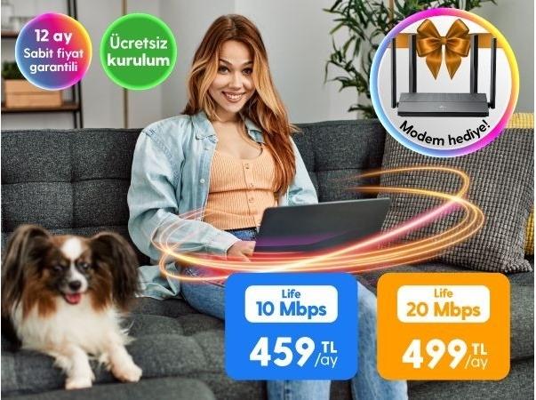 Tam Zamanı 10Mbps