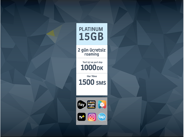 Platinum 15GB Paketi Platinum 15GB Paketi
