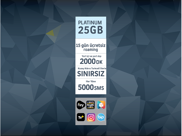 Platinum 25GB Paketi Platinum 25GB Paketi