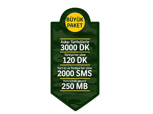 Asker Büyük Paket Asker Büyük Paket