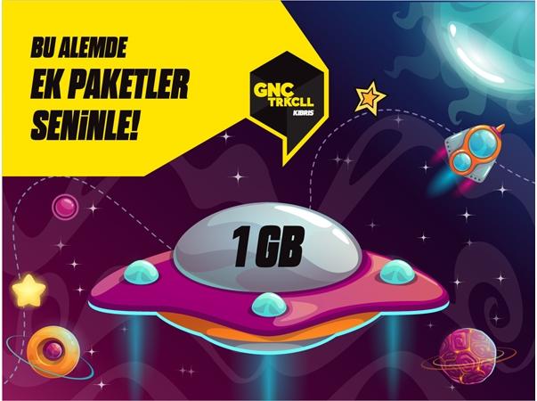 Gnçtrkcll Ek 1GB Paketi Gnçtrkcll Ek 1GB Paketi