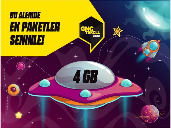 Gnçtrkcll 4GB Cepten İnternet Paketi Gnçtrkcll 4GB Cepten İnternet Paketi
