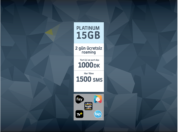 Platinum 15GB Paketi Platinum 15GB Paketi