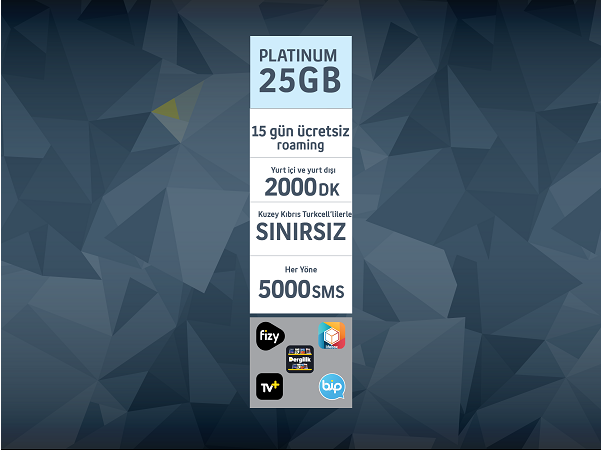 Platinum 25GB Paketi Platinum 25GB Paketi